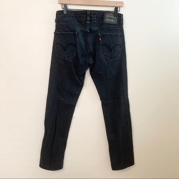 LEVI'S Black Label 511 Skinny Jeans Fade Black - Picture 3 of 7